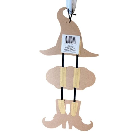 Halloween Decor Bundle: Framed Pumpkin Print Trick Or Treat Sign Broom Parking W - Picture 7 of 7